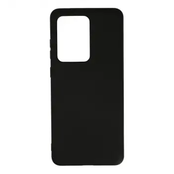 Galaxy S20 Ultra Kılıf Nano içi Kadife Silikon - Siyah
