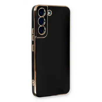 Galaxy S22 Plus Kılıf Volet Silikon - Siyah