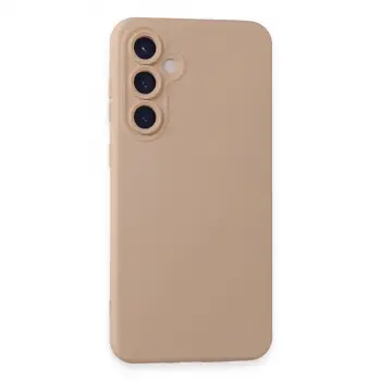 Galaxy S23 FE Kılıf Nano içi Kadife Silikon - Pudra
