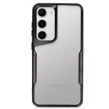 Galaxy S23 Kılıf Boyi Silikon Kapak - Siyah