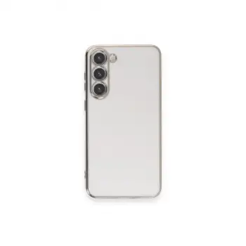 Galaxy S23 Plus Kılıf Volet Silikon - Beyaz