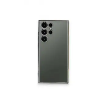 Galaxy S23 Ultra Kılıf Razer Lensli Silikon - Gold