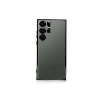 Galaxy S23 Ultra Kılıf Razer Lensli Silikon - Siyah