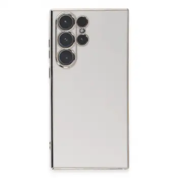 Galaxy S23 Ultra Kılıf Volet Silikon - Beyaz
