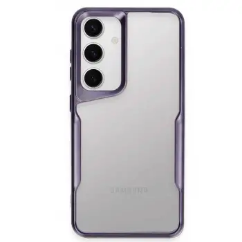 Galaxy S24 Kılıf Boyi Silikon Kapak - Derin Mor