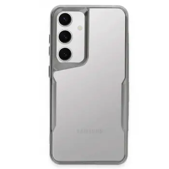 Galaxy S24 Kılıf Boyi Silikon Kapak - Gümüş
