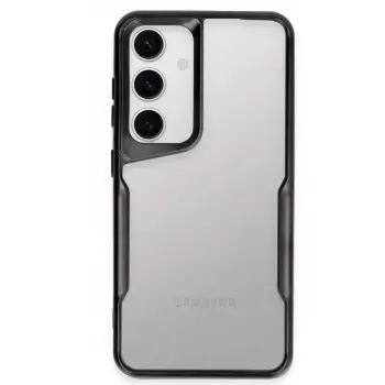 Galaxy S24 Kılıf Boyi Silikon Kapak - Siyah