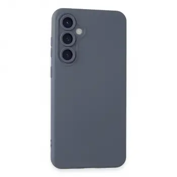 Galaxy S24 Kılıf Nano içi Kadife Silikon - Gri