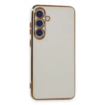 Galaxy S24 Plus Kılıf Volet Silikon - Beyaz