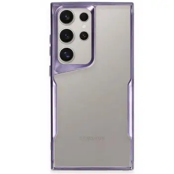 Galaxy S24 Ultra Kılıf Boyi Silikon Kapak - Derin Mor