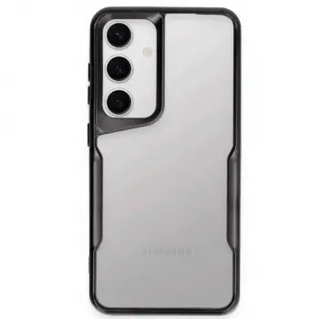 Galaxy S25 Kılıf Boyi Silikon Kapak - Siyah