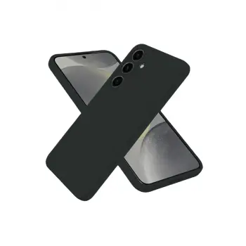 Galaxy S25 Kılıf Nano içi Kadife Silikon - Siyah