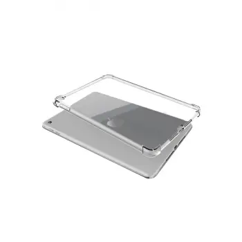 Galaxy T737 Tab S7 FE 12.4 Kılıf Anti Shock Tablet Silikon - Şeffaf