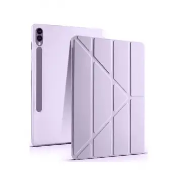 Galaxy X610 Tab S9 FE Plus 12.4 Kılıf Kalemlikli Mars Tablet Kılıfı - Lila