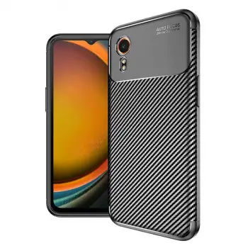 Galaxy XCover 7 Kılıf Auto Focus Karbon Kapak - Siyah