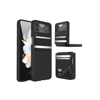 Galaxy Z Flip 3 Kılıf Belt Flip Kapak - Siyah