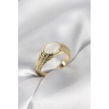 Gold Renk Vintage Model Kadın Yüzük