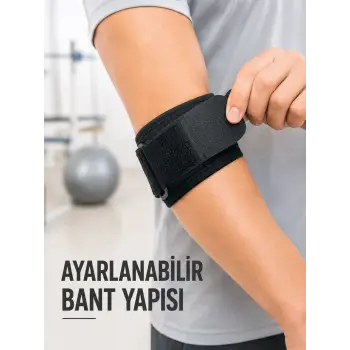 Golfçü Dirseği Bandajı Spor ve Günlük Kullanım İçin Dirsek Bandı