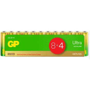 GP G-Tech LR6 AA Boy Ultra Alkalin Kalem Pil 12li Paket GP15AU-VS12