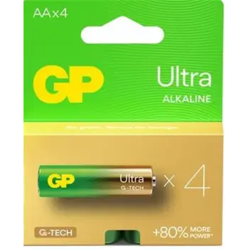GP G-Tech LR6 AA Boy Ultra Alkalin Kalem Pil 4lü Paket GP15AU-U4