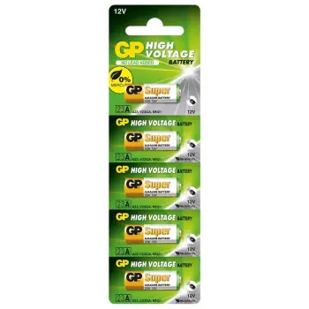 GP GP23A-C5 23A 12V Alkalin Spesifik 5li Paket Pil Kumanda