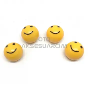 Gülen Emoji Lüx Sibop Kapağı Sarı