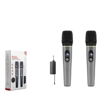 Hadron HDX2791G Gri Kablosuz (WIRELESS) 2Lİ Mikrofon
