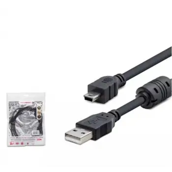 Hadron Hdx7538 1.5M Usb Mini V3-5Pin To Usb Kablo Siyah