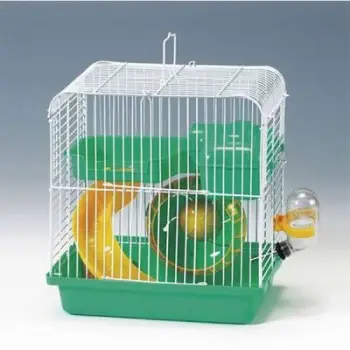 Hamster Kafesi Yeşil Beyaz 23x17x25 Cm