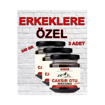 Hatay Yöresi Çakşır Otu Erkeklere Özel Macun 240 gr X 3 Adet