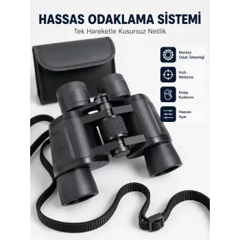 HD Optik Mercekli 20x Dürbün Net Görüş Ergonomik Kauçuk Gövde Aksesuar Setli