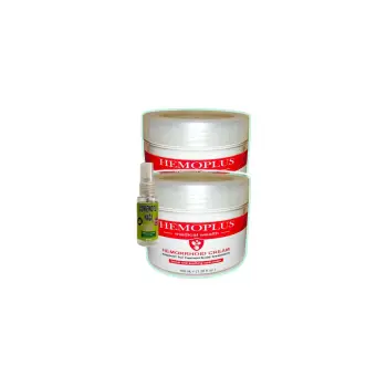 Hemoplus 2x100 ml Rahatlama Bakım Kremi + 30 ml Çörek Otu Yağı ile