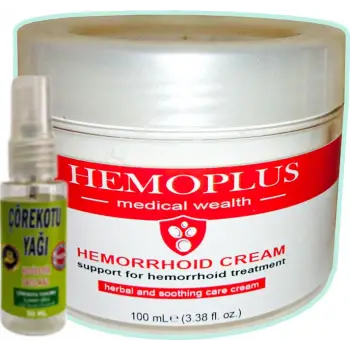 HEMOPLUS KREM 100 ML + ÇÖREK OTU YAĞI 30 ML