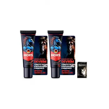 Hors Active Cream Gecikme Ve Sertleşme P.enis Kremi 50ml 2 Adet 1 Adet Jel