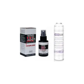 Hot Xxl Peak Power For Men Sprey 50 ml Waterglide Natural Lubricant 400ml