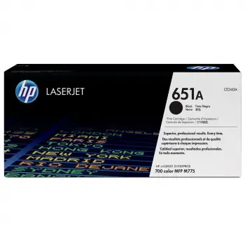 HP 651A Black Siyah 13.000 Sayfa Toner CE340A