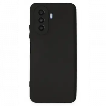 Huawei Nova Y70 Kılıf First Silikon - Siyah