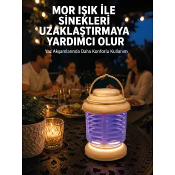 İç ve Dış Mekân Kullanımına Uygun Sinek Kovucu Lamba