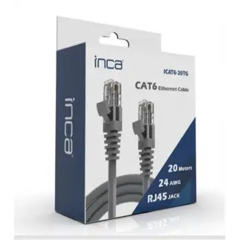 INCA ICAT6-02TG 2 Metre Gri Kablo