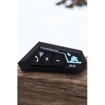İnterkom Intercom Kask Kulaklık Bt22 Bluetooth Motosiklet Kulaklık 5.0 Bluetooth