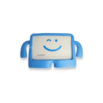 iPad 2022 10.9 (10.nesil) Kılıf Karakter Tablet Silikon - Mavi