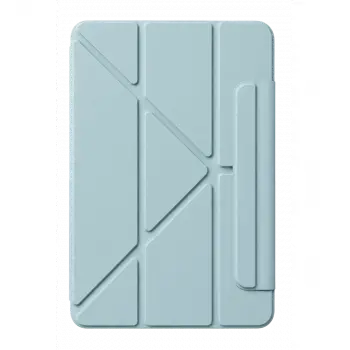 iPad 2025 10.9 10.Nesil (A16) Edz Manyetik Standlı Tablet Kılıfı - Mavi