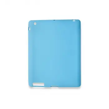 iPad 4 9.7 Kılıf Evo Tablet Silikon - Mavi