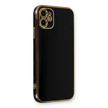 iPhone 11 Kılıf Volet Silikon - Siyah