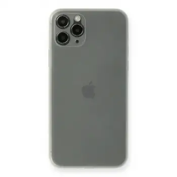 iPhone 11 Pro Kılıf PP Ultra İnce Kapak - Beyaz