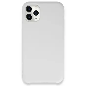 iPhone 11 Pro Max Kılıf Lansman Legant Silikon - Beyaz