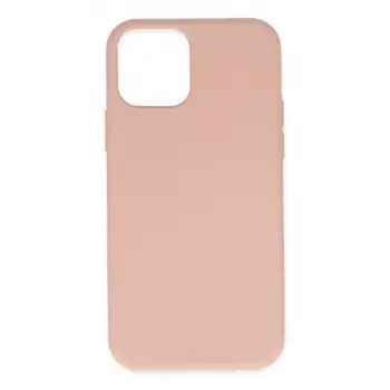 iPhone 11 Pro Max Kılıf Nano içi Kadife Silikon - Pudra