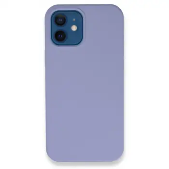 iPhone 12 Kılıf Lansman Legant Silikon - Lila