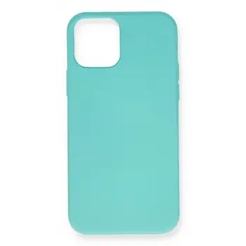 iPhone 12 Mini Kılıf Nano içi Kadife Silikon - Turkuaz