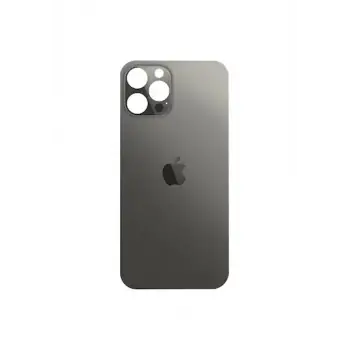 iPhone 12 Pro Arka Pil Kapağı (Cam) Siyah